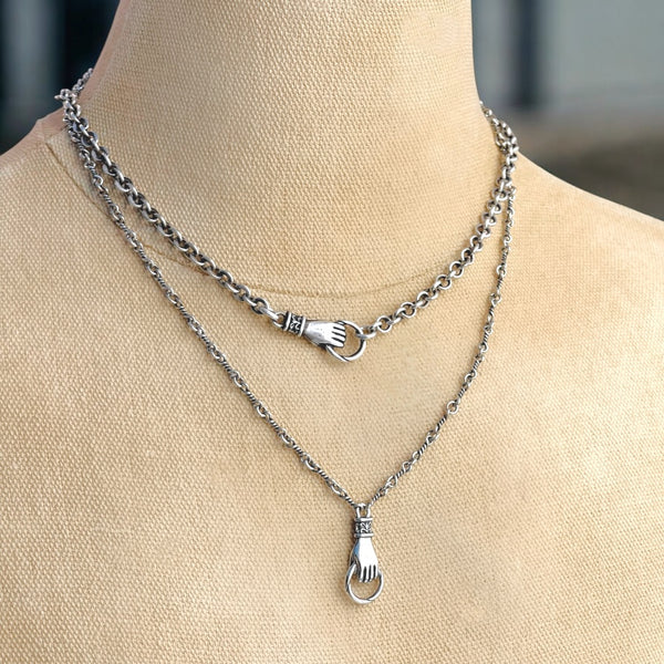 Sterling Silver “Never Let Go” Necklace
