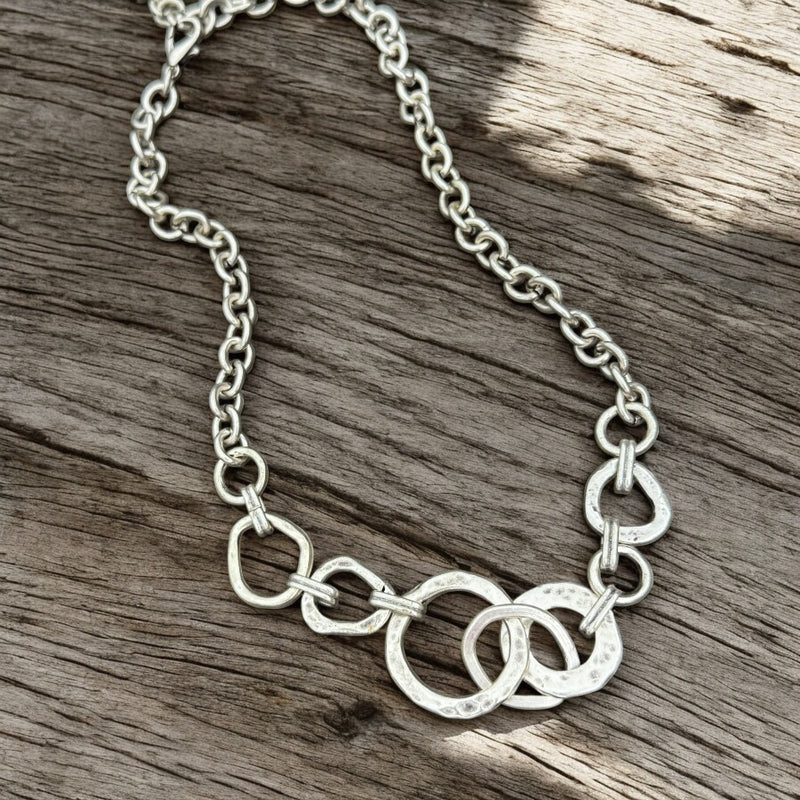 Zamak Ringlet Necklace 17”-20”