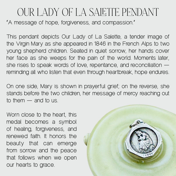 Sterling Silver “Our Lady of LaSette” Charm