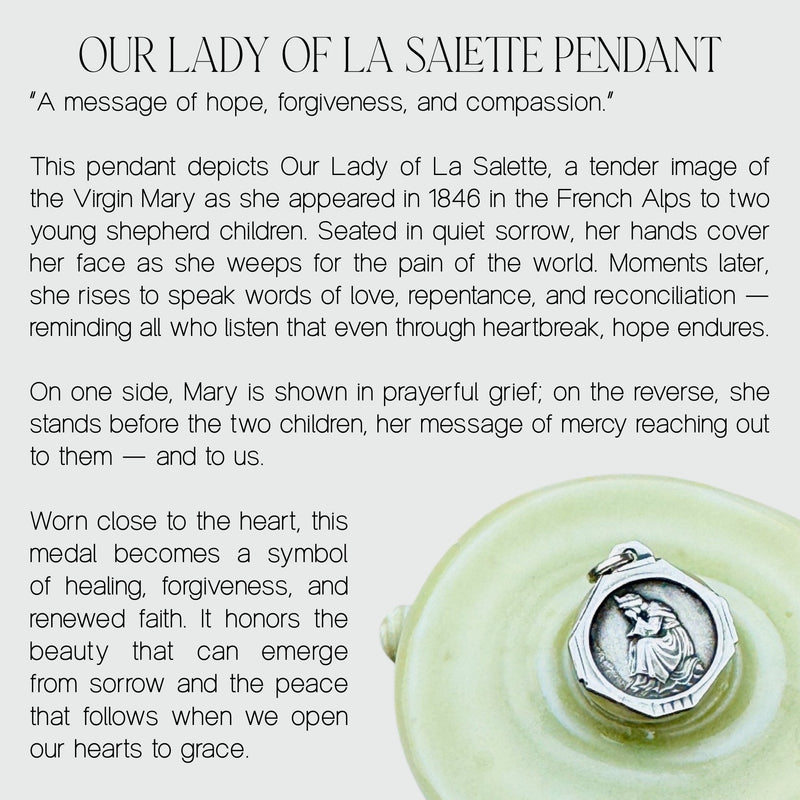 Sterling Silver “Our Lady of LaSette” Charm