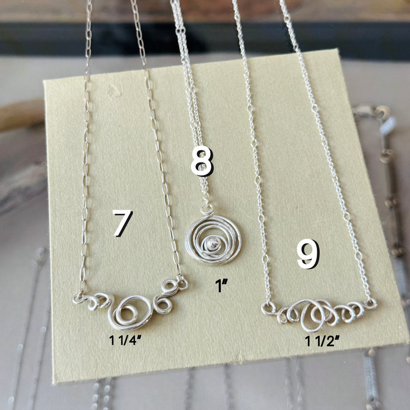 Sterling Silver One of a Kind Necklaces