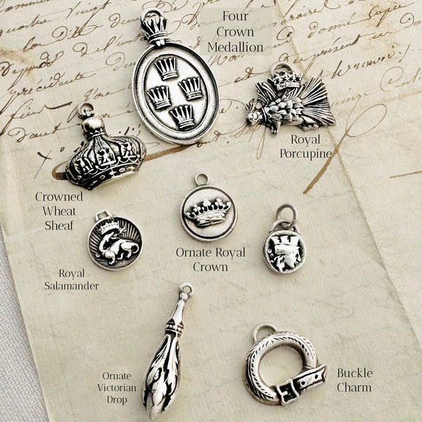 Regal & Heraldic Charms — Symbols of Nobility, Protection & Devotion