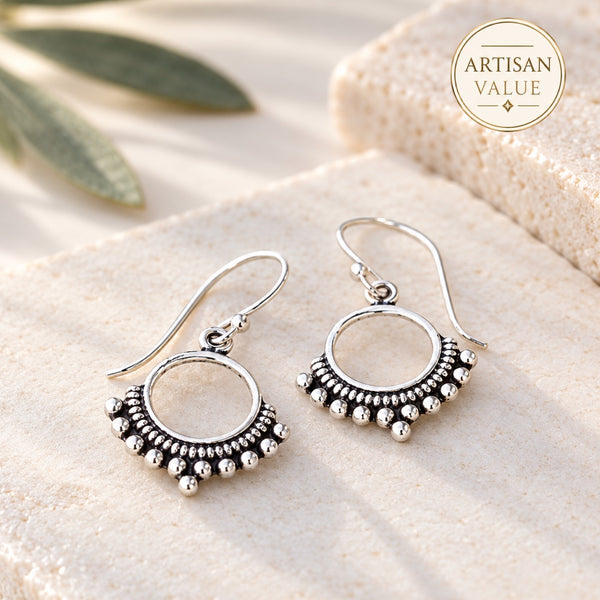 Sterling Beaded Earrings