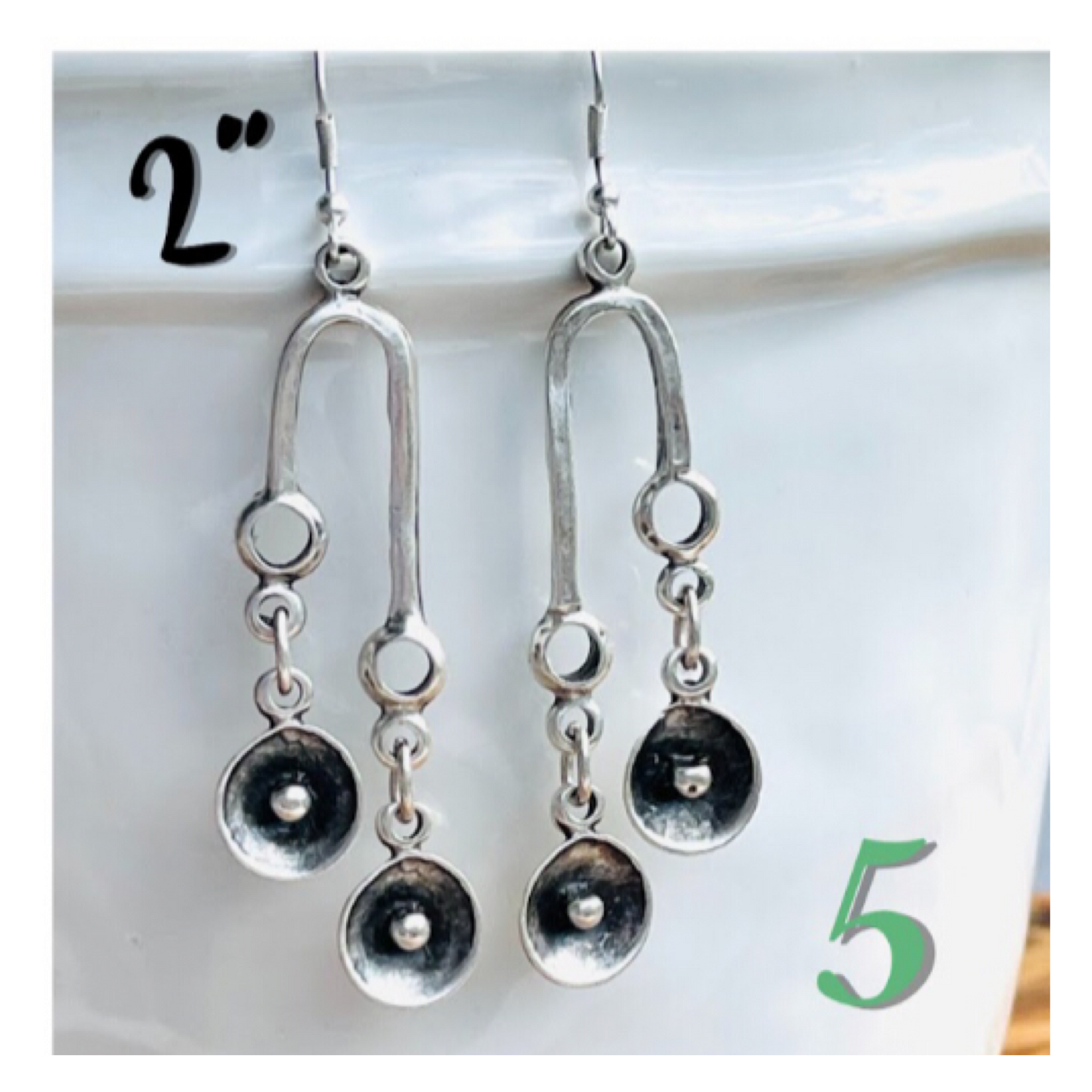 Sterling Silver over Pewter Earrings - 1”-2.75” Sterling Silver over Pewter Earrings - 1”-2.75”