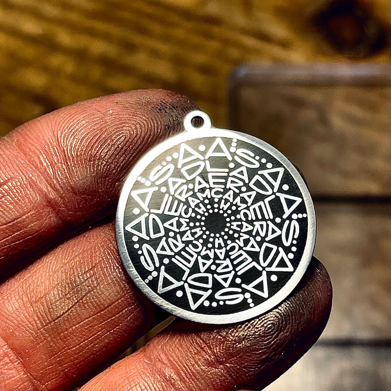 1” Sterling Silver Inverted Namedala - choose double sided!