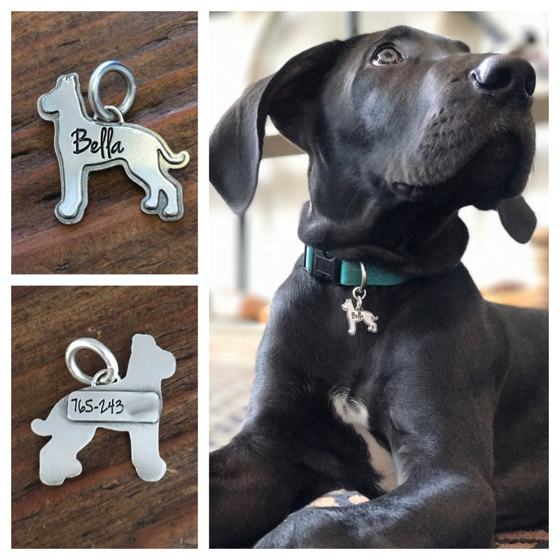 Sterling Silver Fur Baby Tag