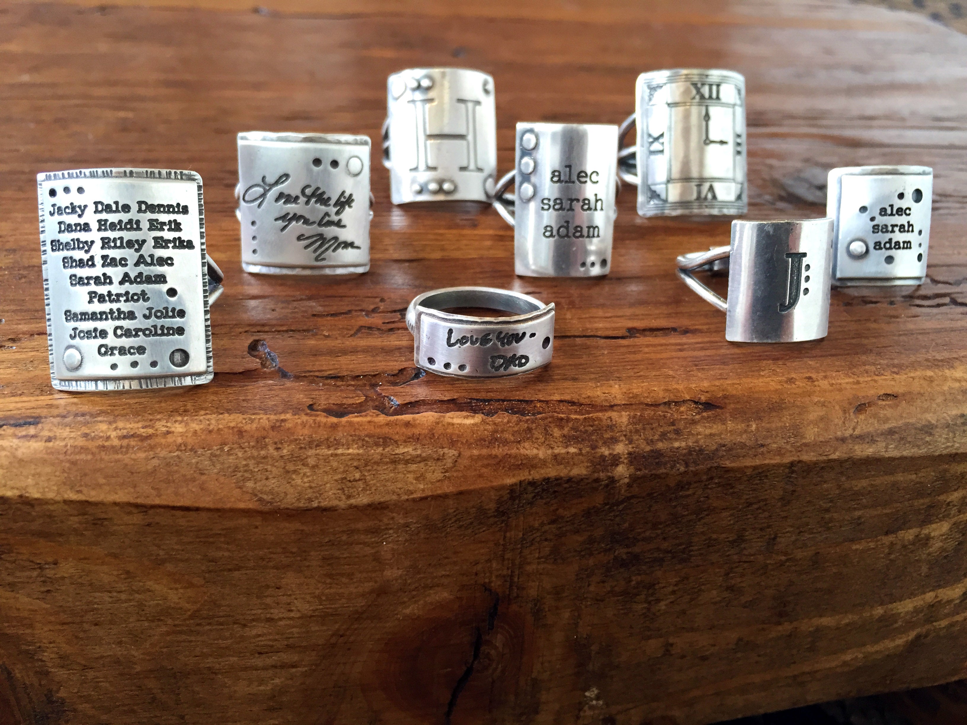 Personalized Engraved Time Ring | Moment in Time Ring