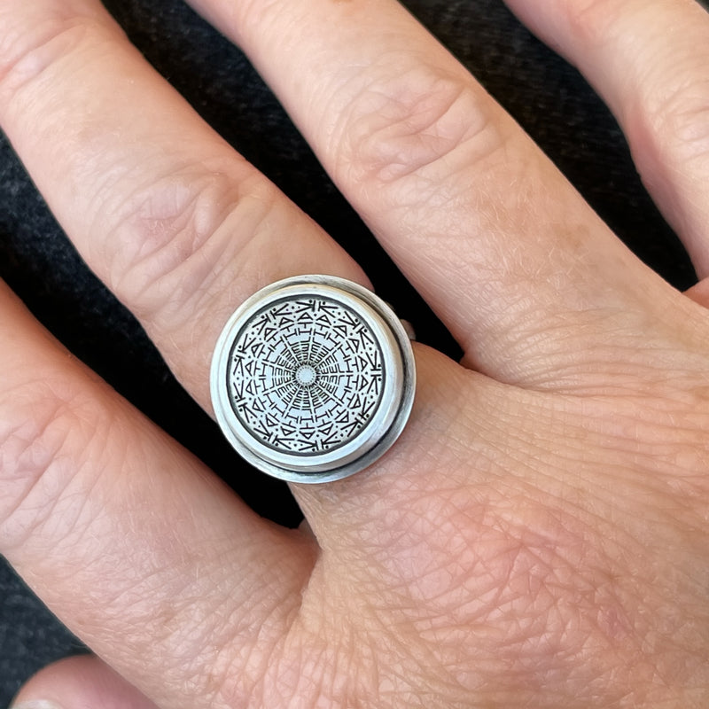 HeidiJHale Custom Engraved Sterling Silver Keychain