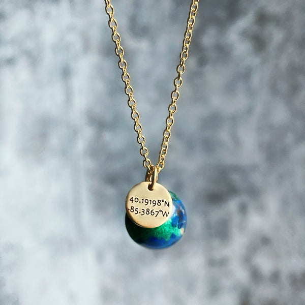 Love and Latitude Azurite Necklace