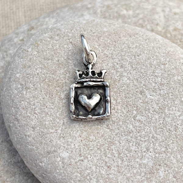 Tiny Royal Heart Charm