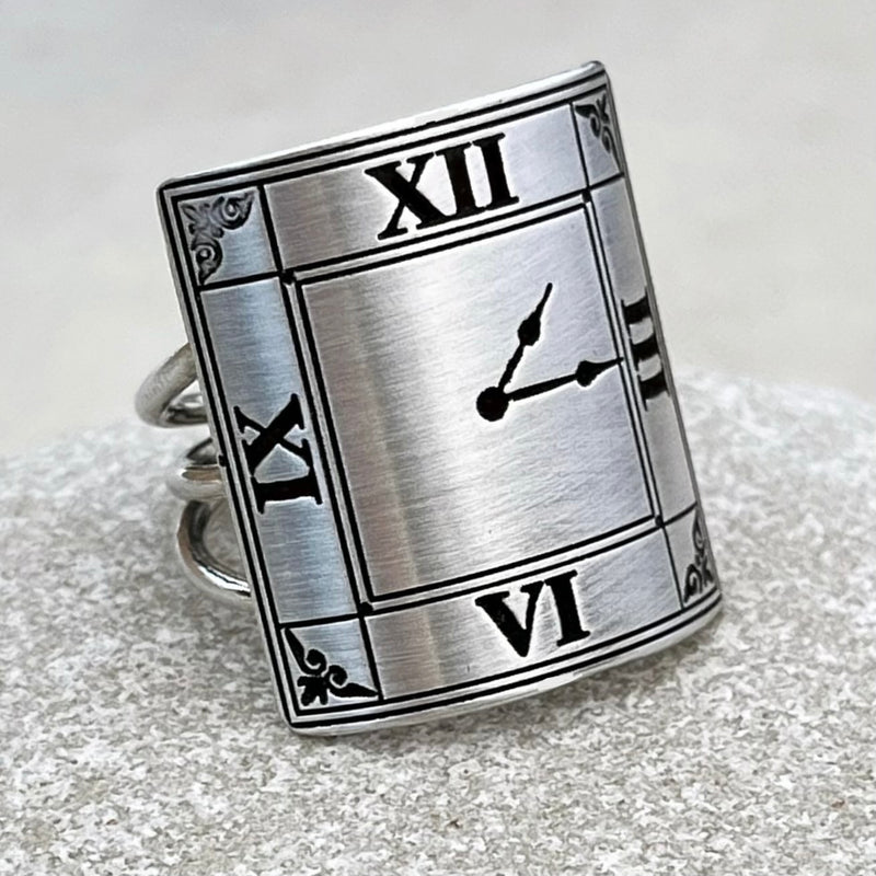Personalized Engraved Time Ring | Moment in Time Ring