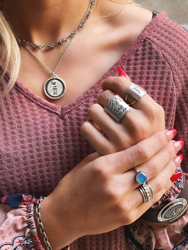 To The Moon And Back Opal Necklace