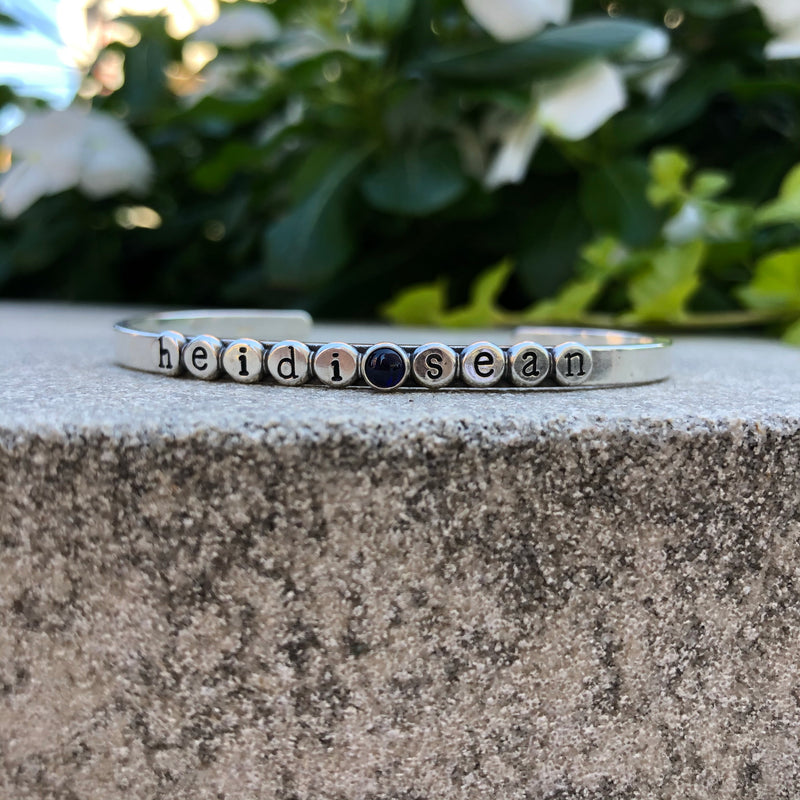 Sterling Silver Droplets Cuff