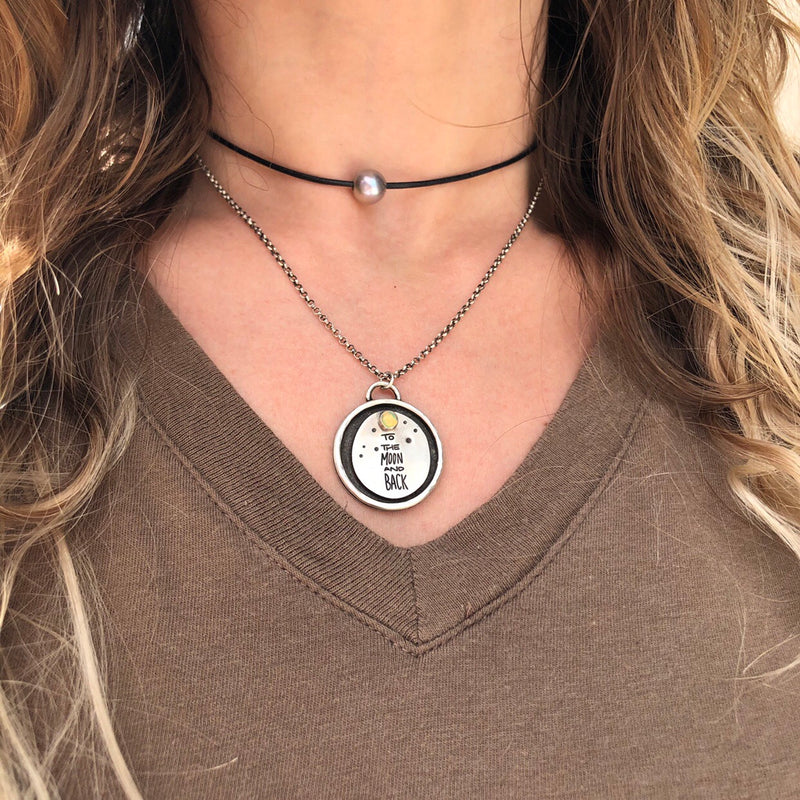 To The Moon And Back Opal Necklace