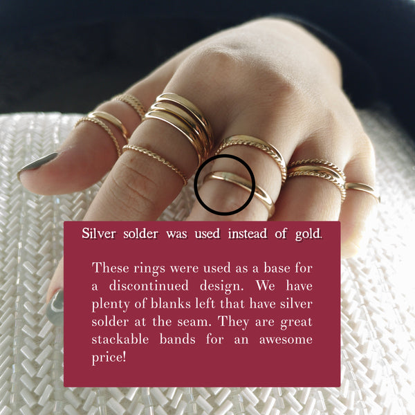 Gold-Filled Rings -SPECIAL-