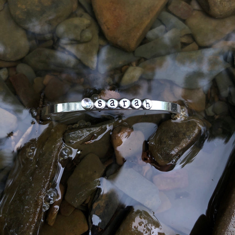 Sterling Silver Droplets Cuff