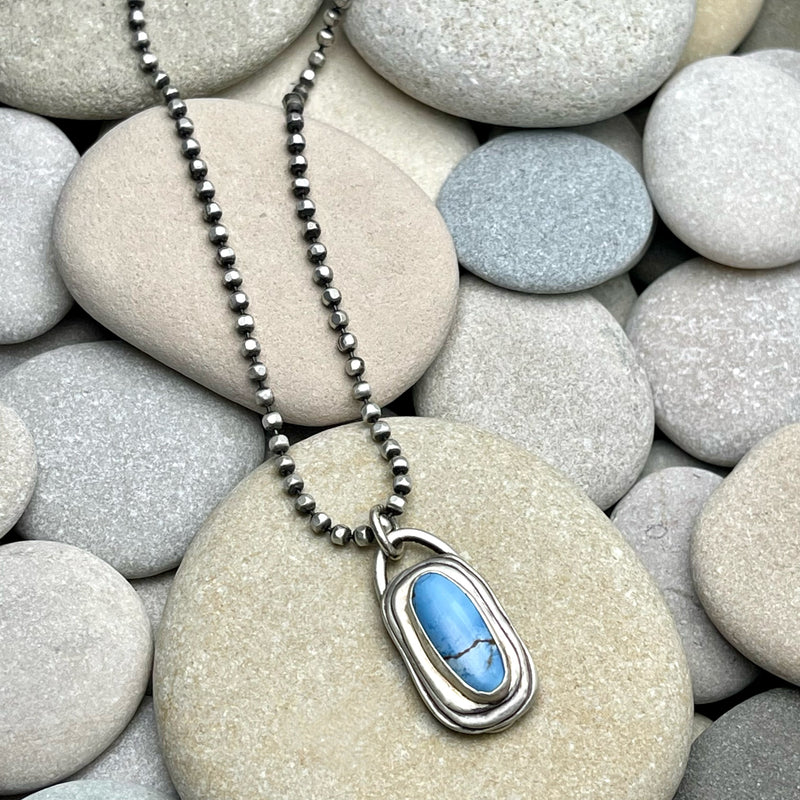 Golden Hill Turquoise & Sterling Silver Necklace