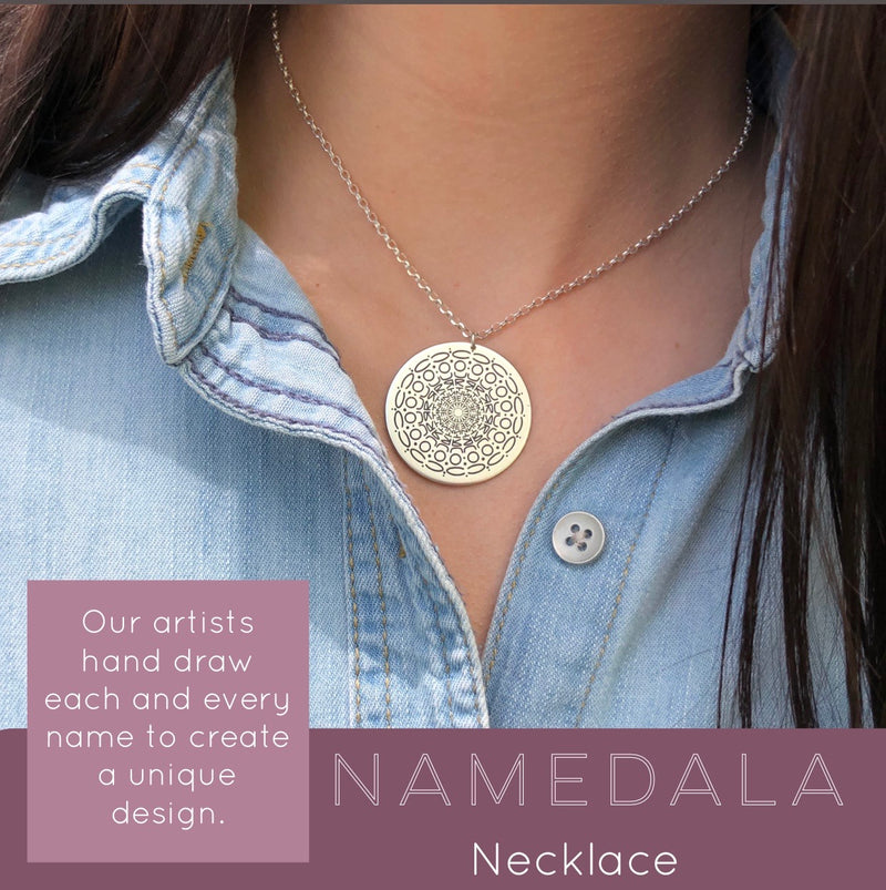 Namedala® - Mandala Name Necklace
