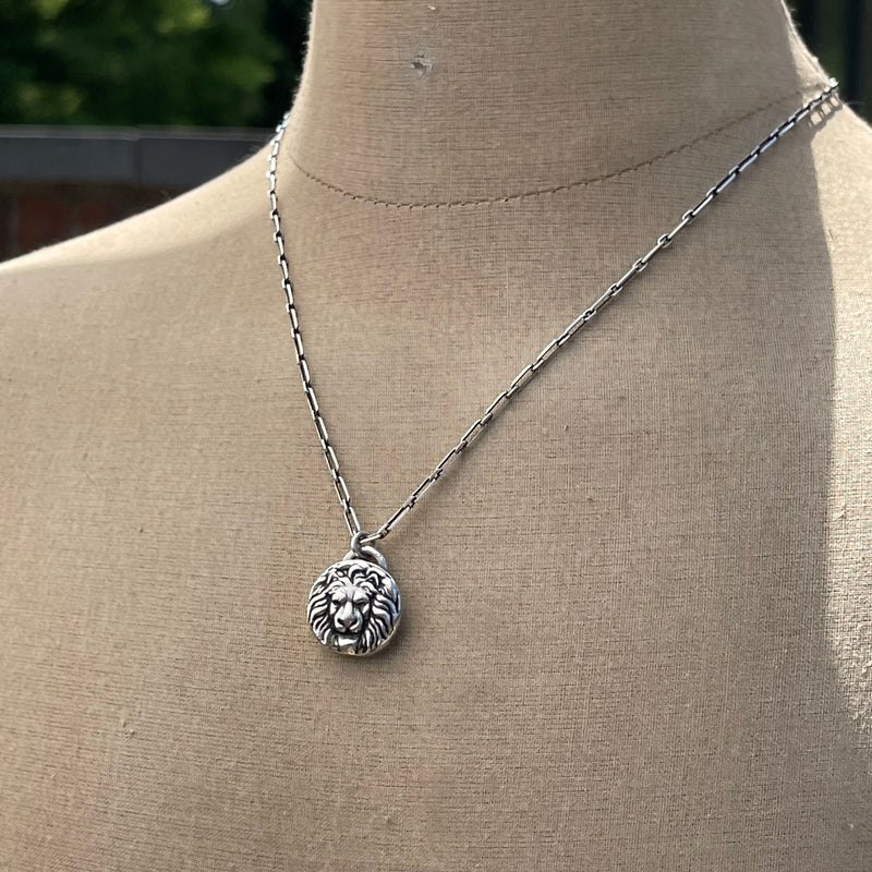 Sterling Silver Queen, King, Bee, and Handwritten Charm Necklace