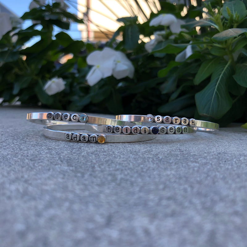 Sterling Silver Droplets Cuff