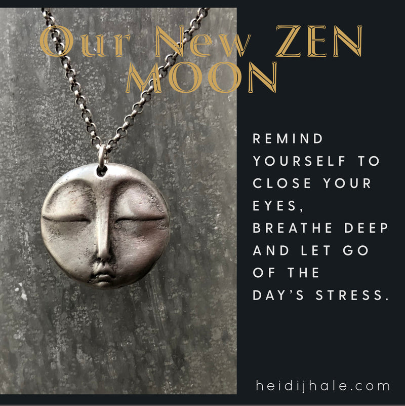 The Sterling Silver Zen Moon