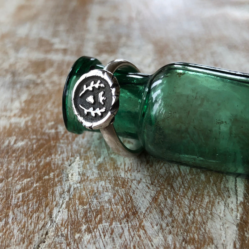 Loves Wax Seal Ring - Sterling Silver