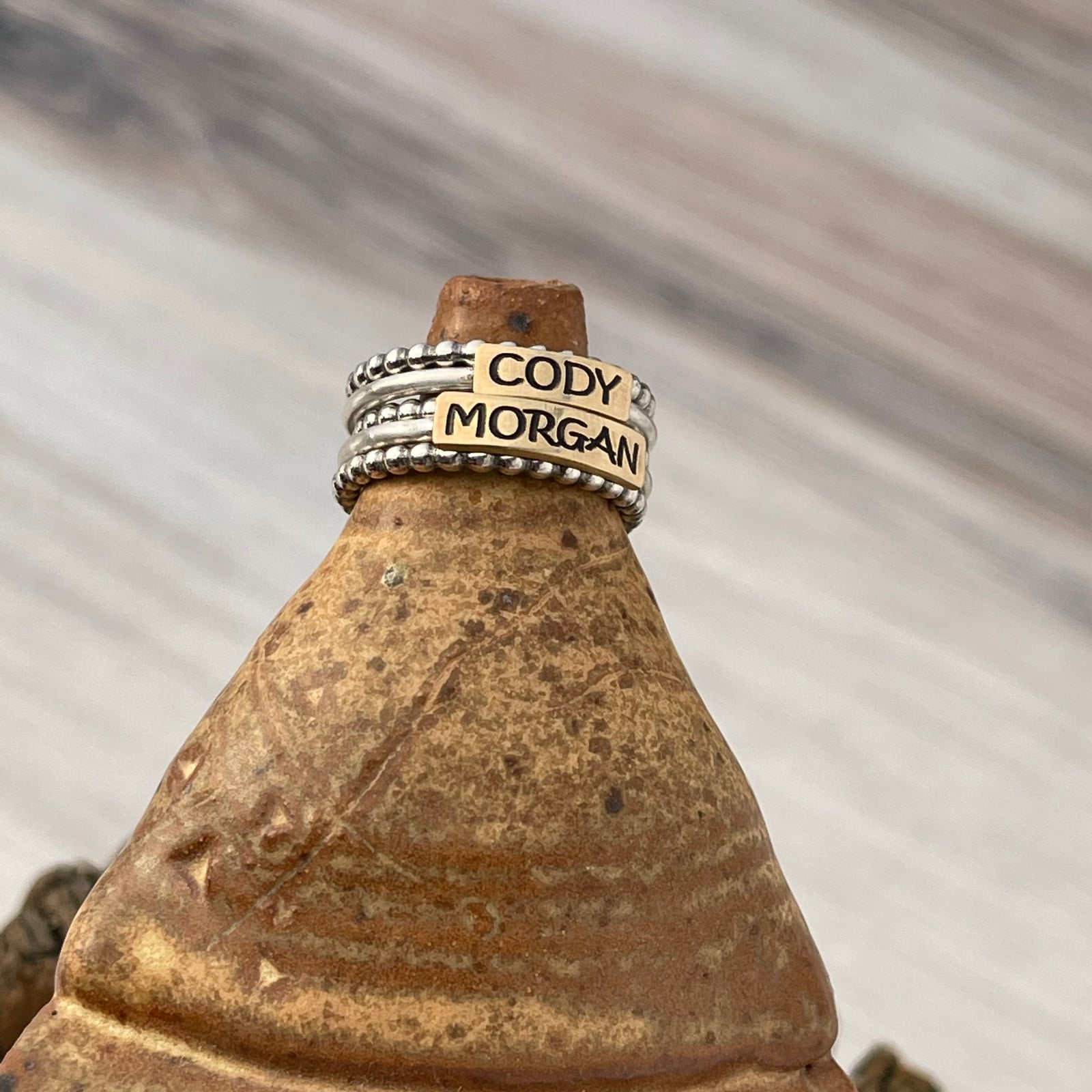 Say It On A Ring® | Personalized Stacking Rings with Names