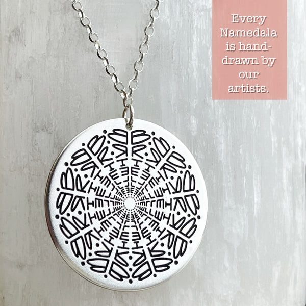 Namedala® - Mandala Name Necklace