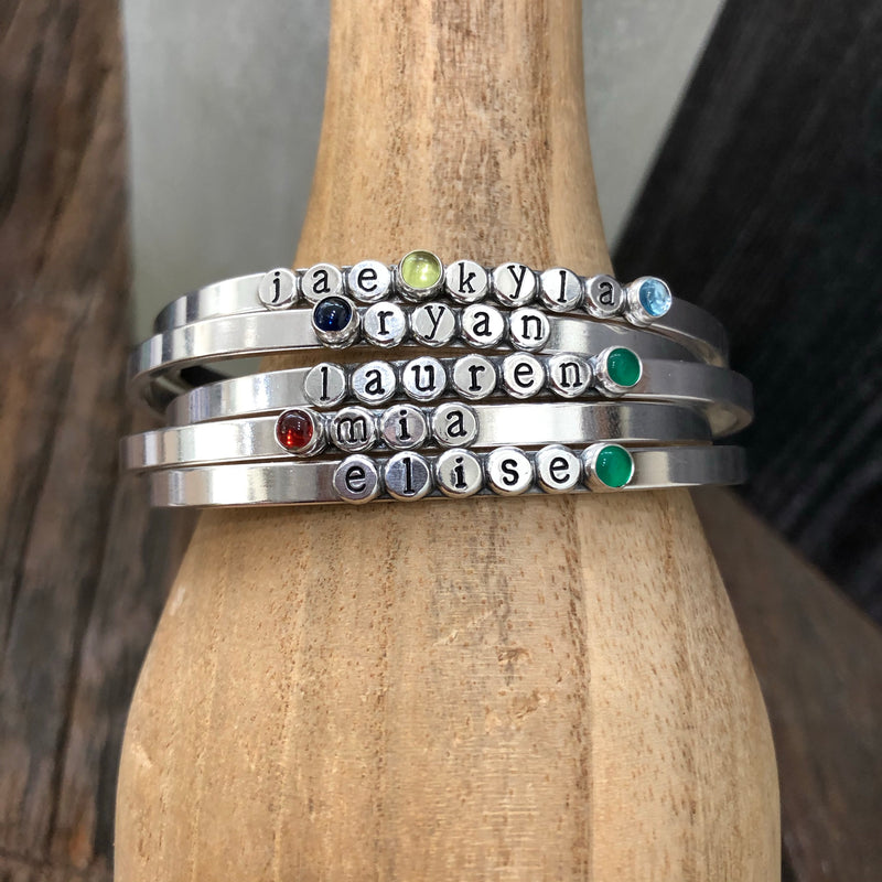 Sterling Silver Droplets Cuff