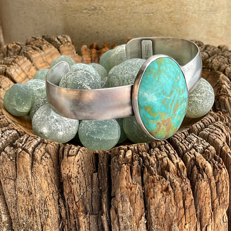 Sterling Silver Large Turquoise Cuff