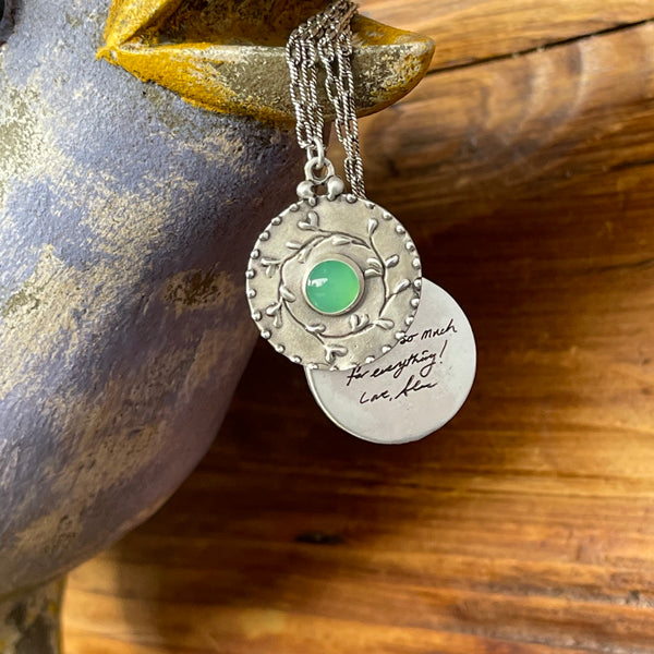 Unique Aromatherapy Jewelry | Heart of Vines Essential Oils Necklace