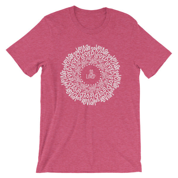 You Are So Loved Mandala Short-Sleeve Unisex T-Shirt
