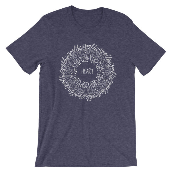 Bless Your Heart Grow Mandala Short-Sleeve Unisex T-Shirt