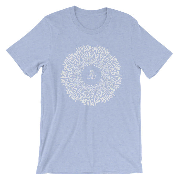 You Are So Loved Mandala Short-Sleeve Unisex T-Shirt