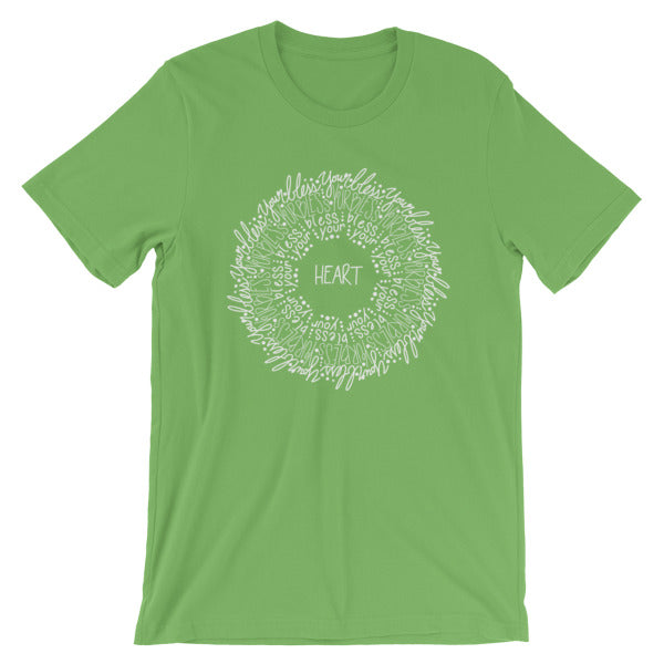 Bless Your Heart Grow Mandala Short-Sleeve Unisex T-Shirt