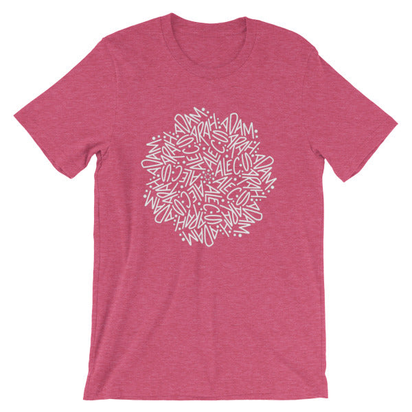 Namedala® Personalized Short-Sleeve Unisex T-Shirt