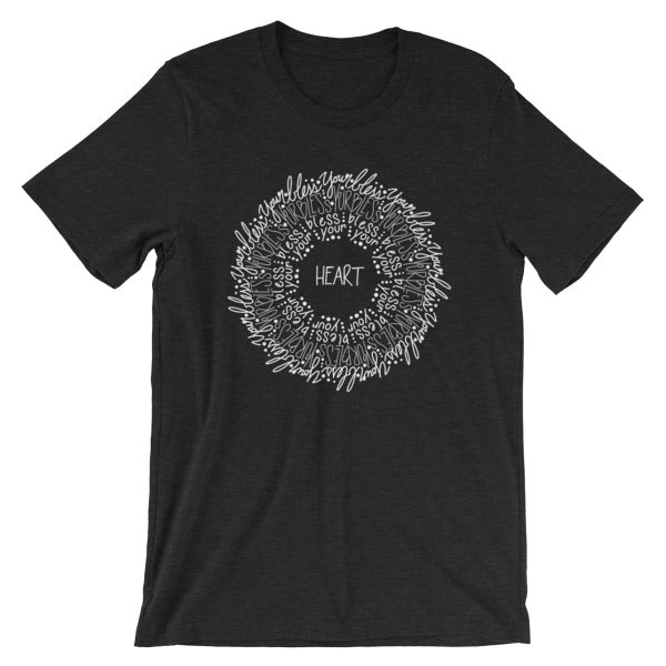 Bless Your Heart Grow Mandala Short-Sleeve Unisex T-Shirt