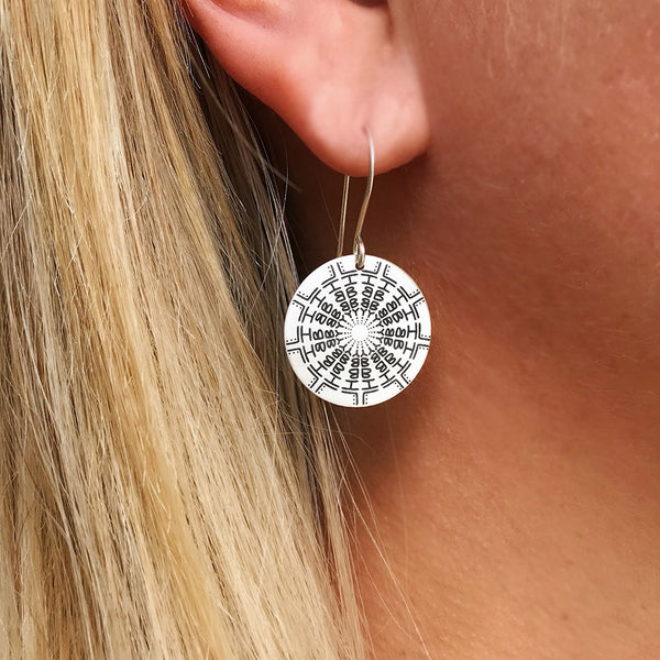 Namedala® - Mandala Name Earrings