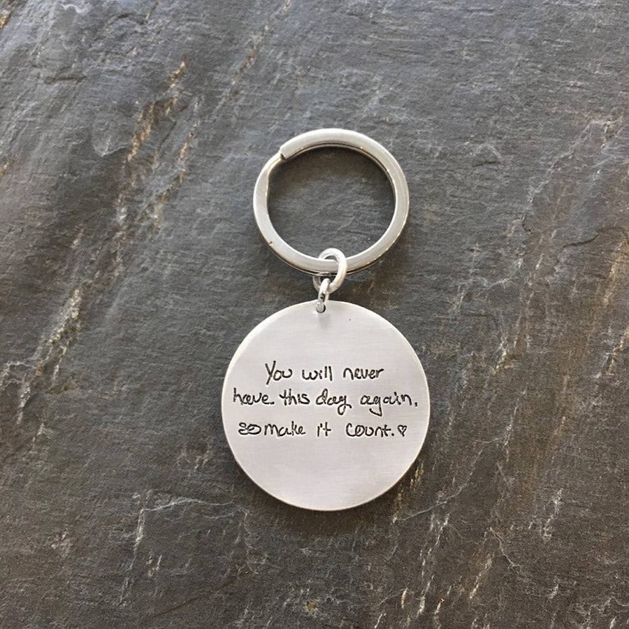 Personalized Message Keychain | Custom Engraved Key Tags