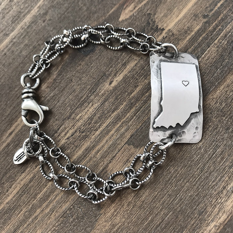 Sterling State Bracelet